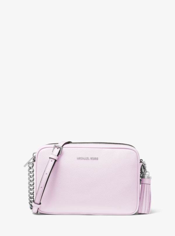 Damske Crossbody Kabelka Michael Kors Ginny Leather Svetlo Ruzove - Kabelky Michael Kors Outlet | QNHEZ-2106